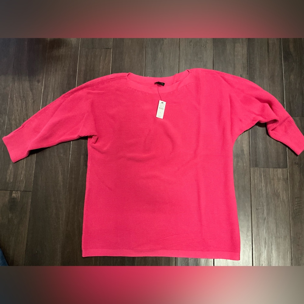Talbots Pink Dolman Sweater Size Large